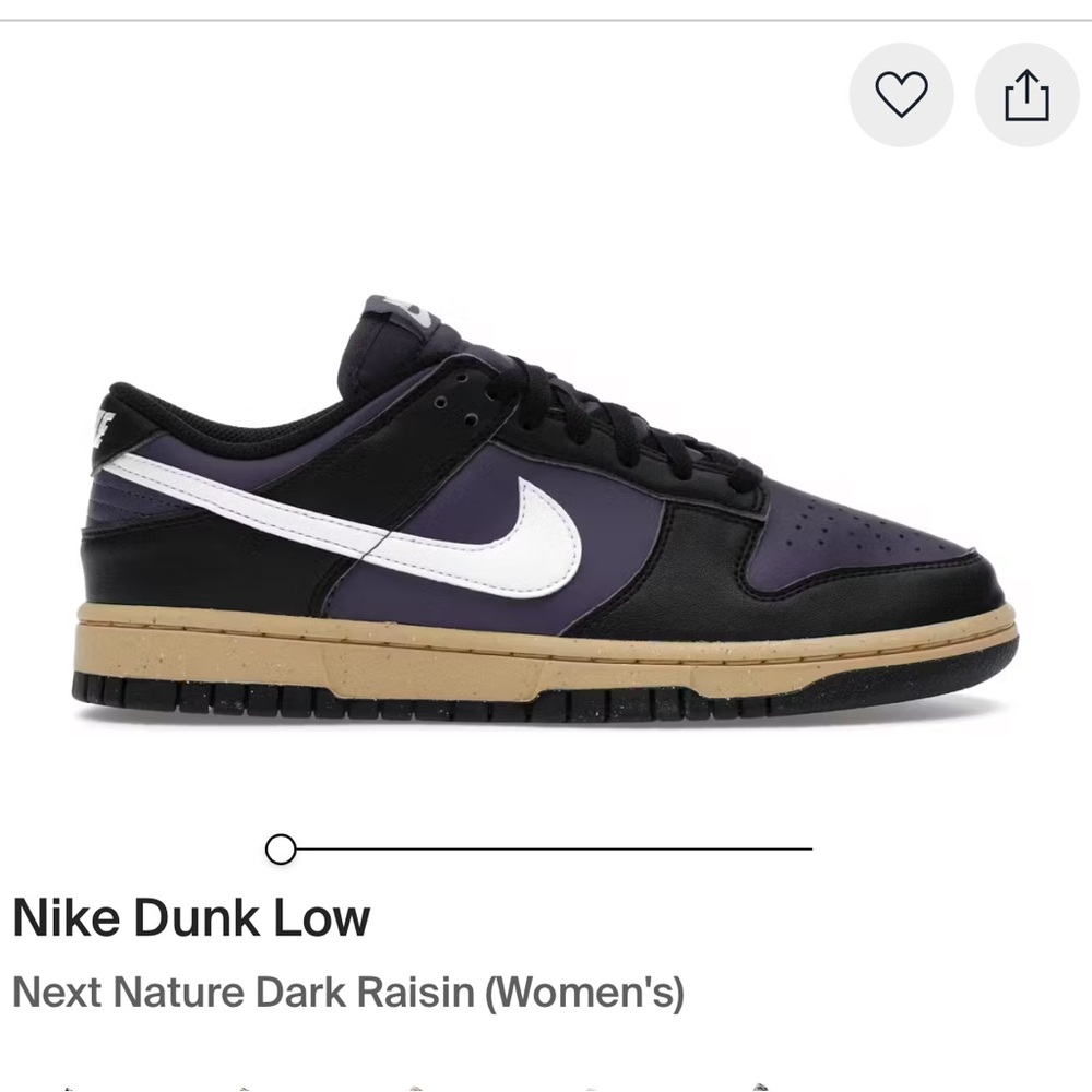 Nike Dunk Low Next Nature Dark Raison W10 - NWOT
